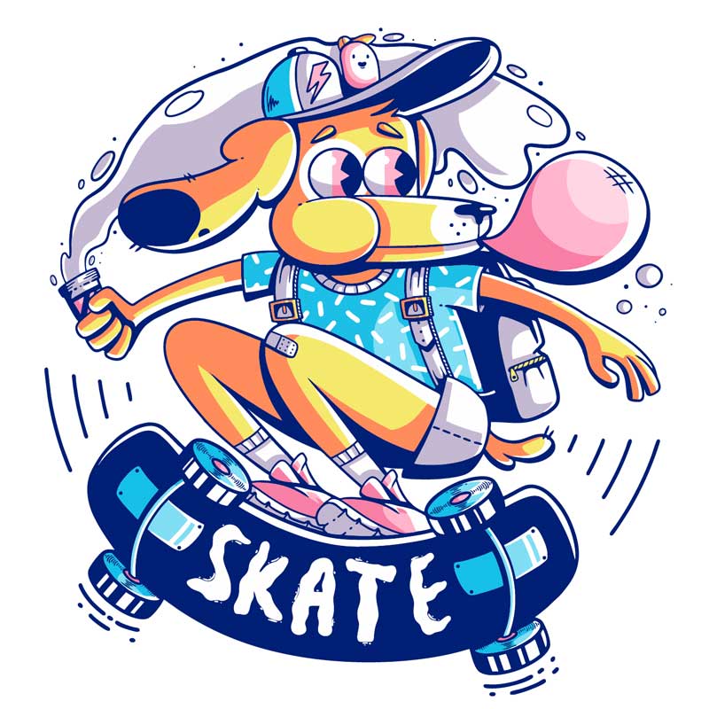 Skate Dog T-shirt